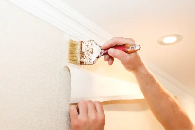 Pose de papier peint à Lerrain — revêtements muraux et toiles de verre